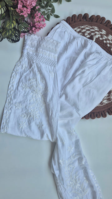 New Afgani Chikankari Soft Cotton Pant